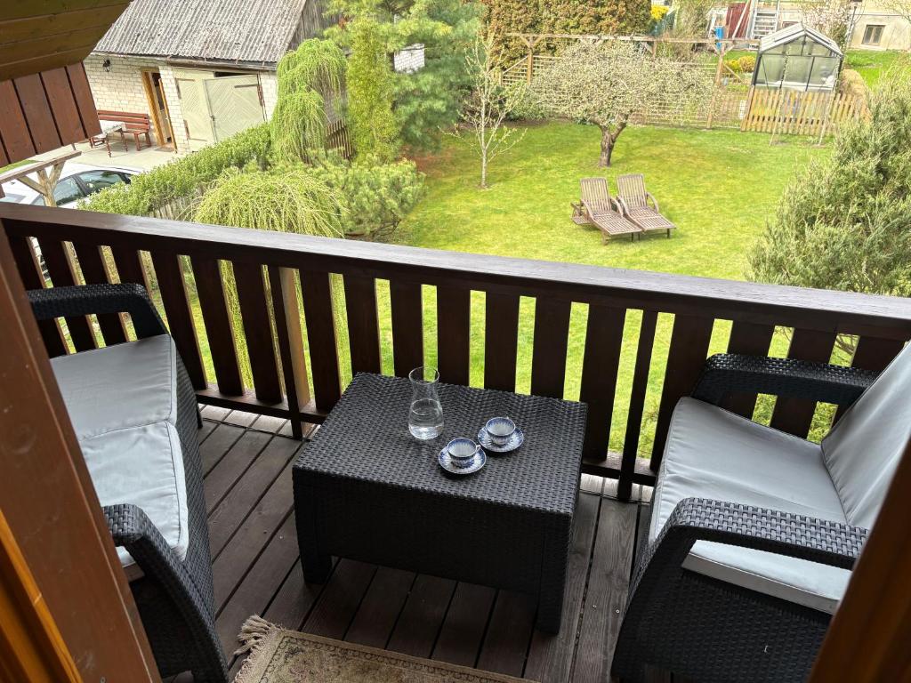 Balkón nebo terasa v ubytování Domus Revado