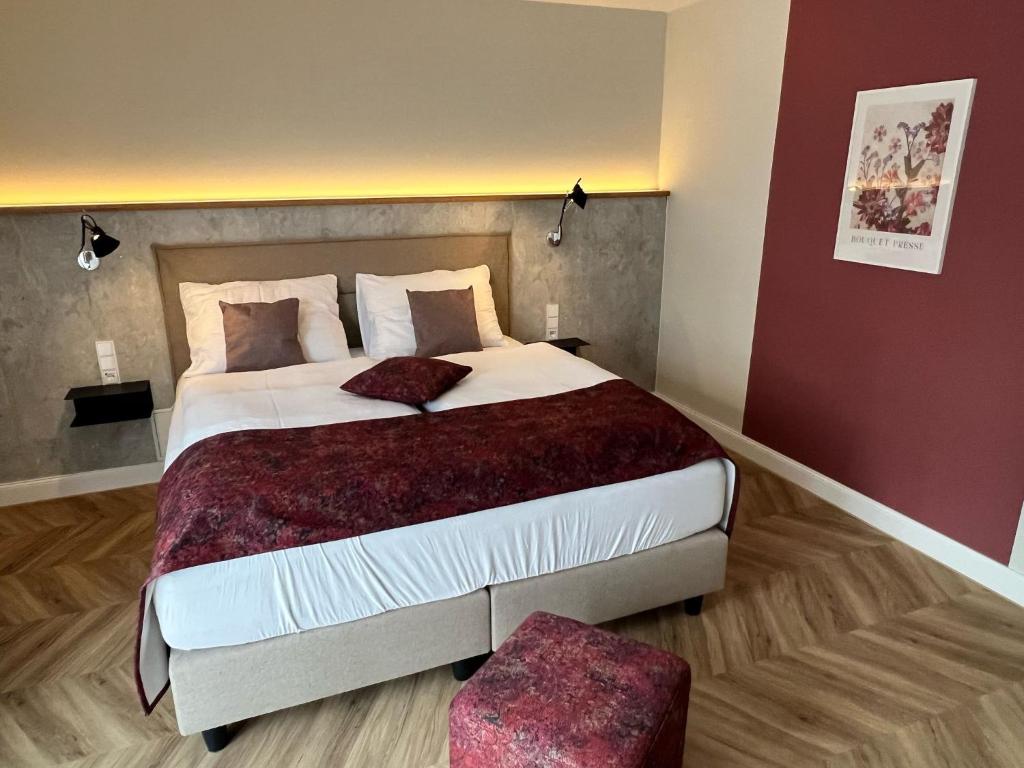 Postel nebo postele na pokoji v ubytování Hotel Pflugsmühle