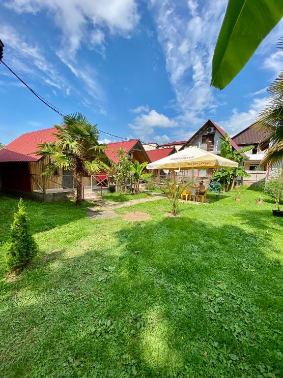 Zahrada ubytování Cabins in Magnetiti, Ureki