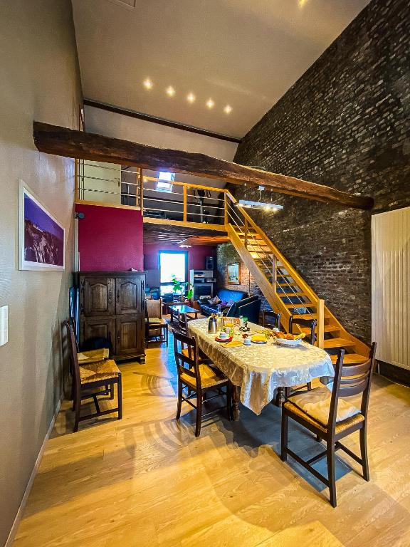 Posezení v ubytování Chambres d'Eole - B&B -TOURNAI