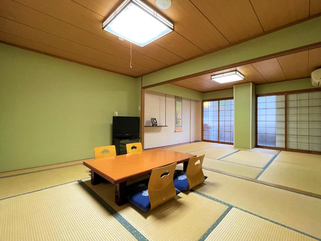 TV a/nebo společenská místnost v ubytování Dochu Land Shin Onsen