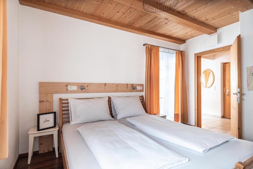 Postel nebo postele na pokoji v ubytování Schrotthof