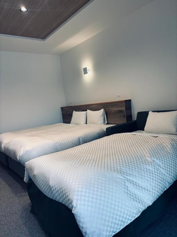 Voodi või voodid majutusasutuse Hostel labeek toas