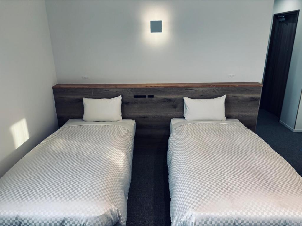 Voodi või voodid majutusasutuse Hostel labeek toas