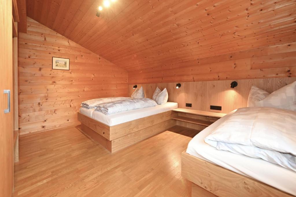 Postel nebo postele na pokoji v ubytování Haus Albrecht