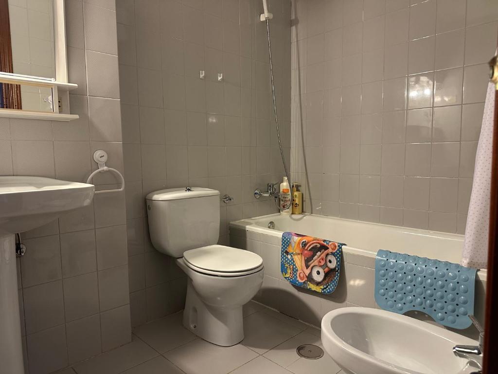 Koupelna v ubytování Villa Manolo