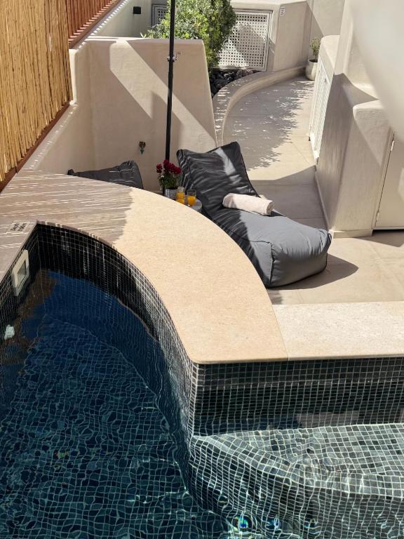 Posezení v ubytování Areos Luxury Suites