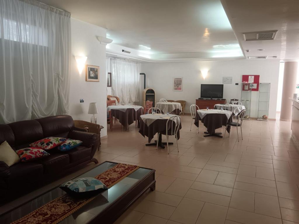 Posezení v ubytování Hotel Sirios