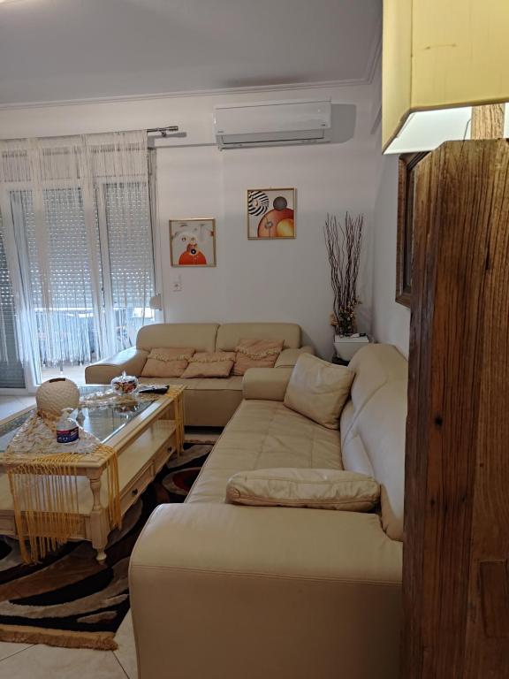 Posezení v ubytování Jordan Downtown Apartment & parking