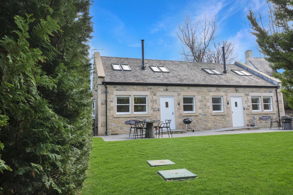 Bygningen som feriehuset ligger i