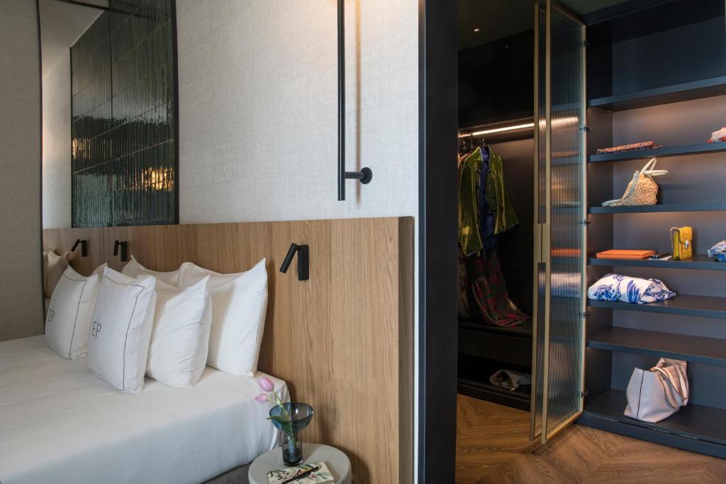 Postel nebo postele na pokoji v ubytování Europa Palace