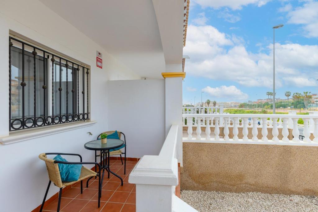 A balcony or terrace at La Kaye