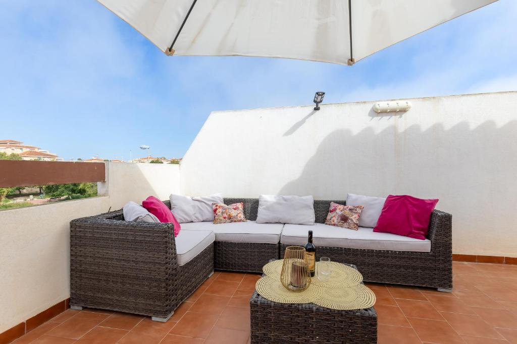 A seating area at La Kaye