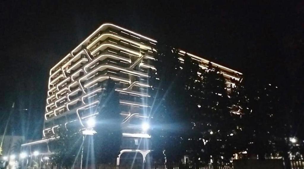 Bygningen som lejligheden ligger i