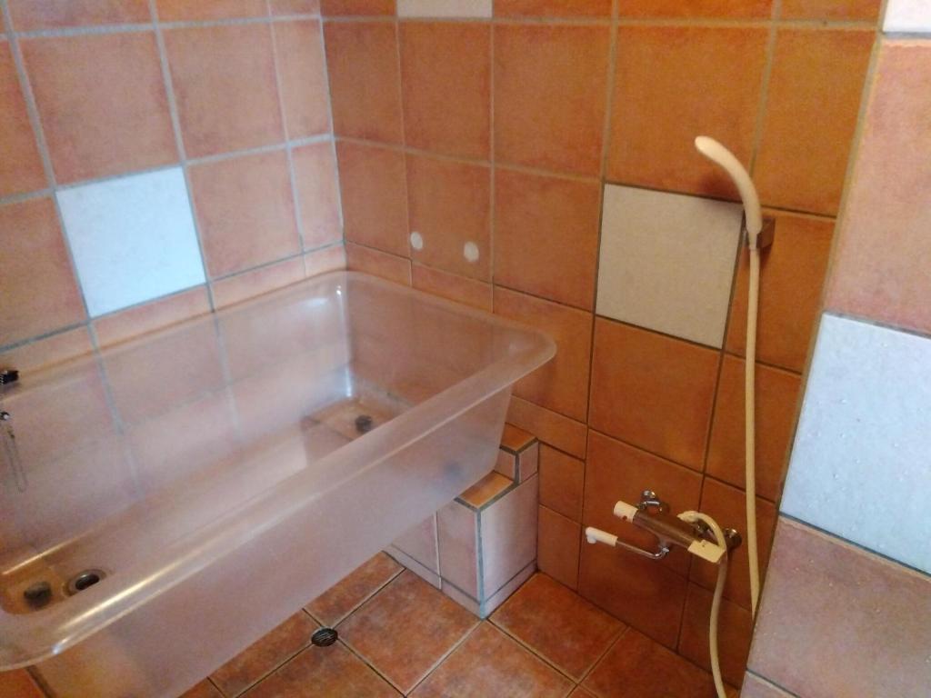 Koupelna v ubytování Hotel Unicorn