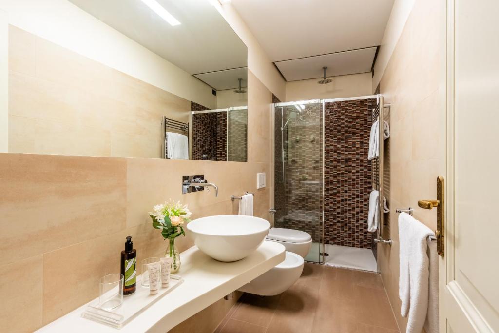 Koupelna v ubytování Park Hotel Villa Grazioli