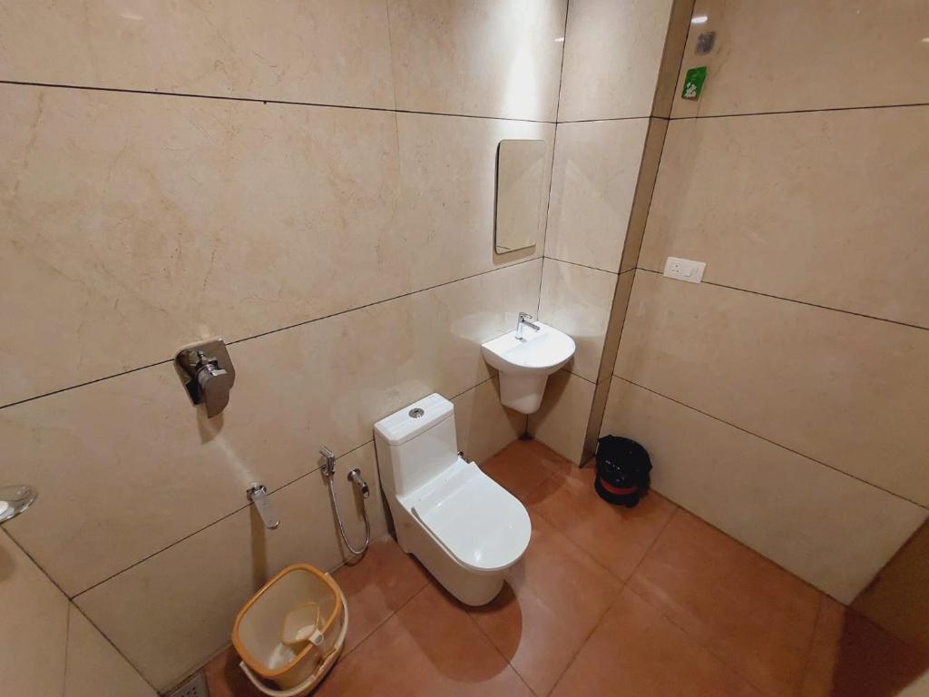Koupelna v ubytování Mistica Munnar