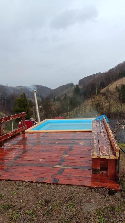 Bazén v ubytování Cabana Daianna si Jessica nebo v jeho okolí