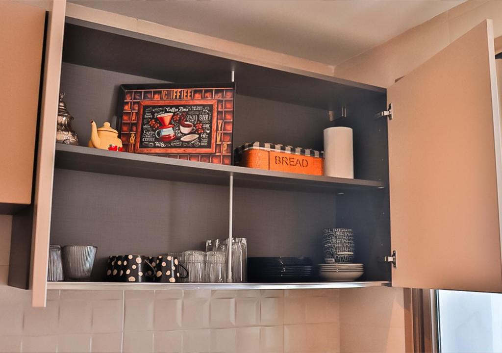 Kuchyň nebo kuchyňský kout v ubytování Harmonie Kénitra Grand Appartement 3 Chambres Tout Confort