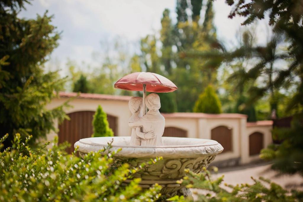 Zahrada ubytování villa Pšenek