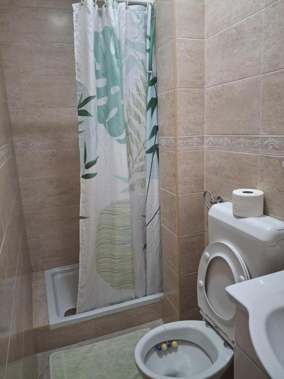 Kúpeľňa v ubytovaní Seaview Apartments Kampor 3708
