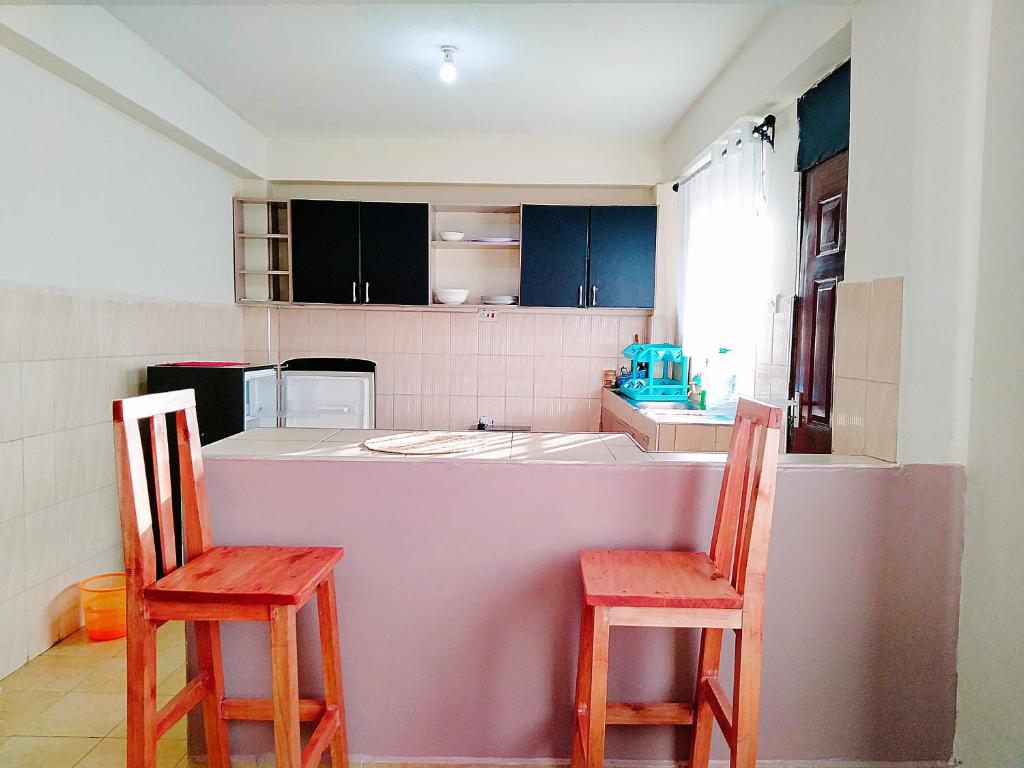 Kuchyň nebo kuchyňský kout v ubytování Nanyuki Cozy Haven