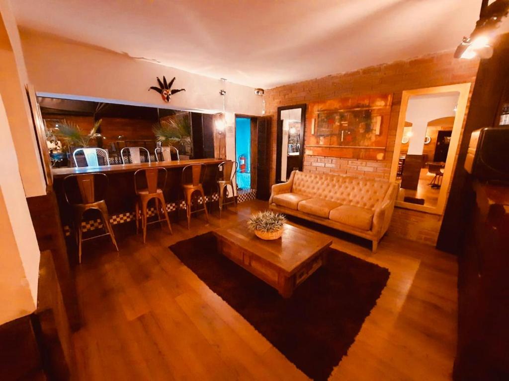 Posezení v ubytování Hotel Sonetto