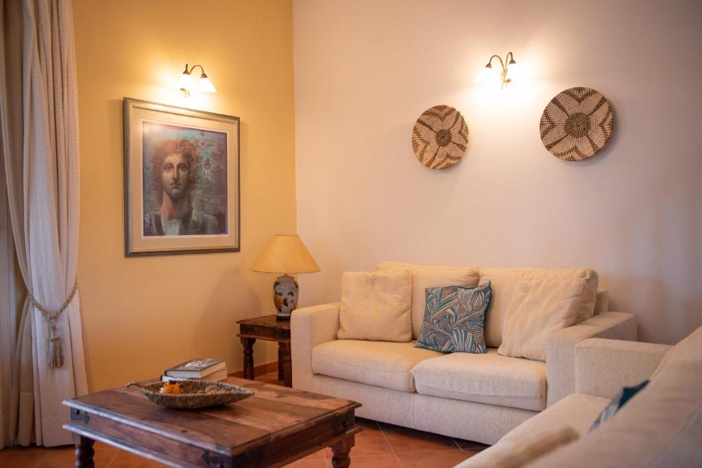 Posezení v ubytování Mirmidones Corfu Apartment