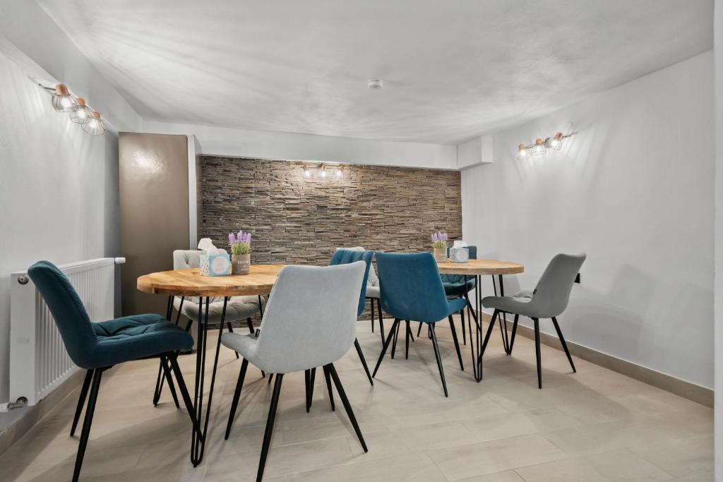 Posezení v ubytování SEVEN Apartments