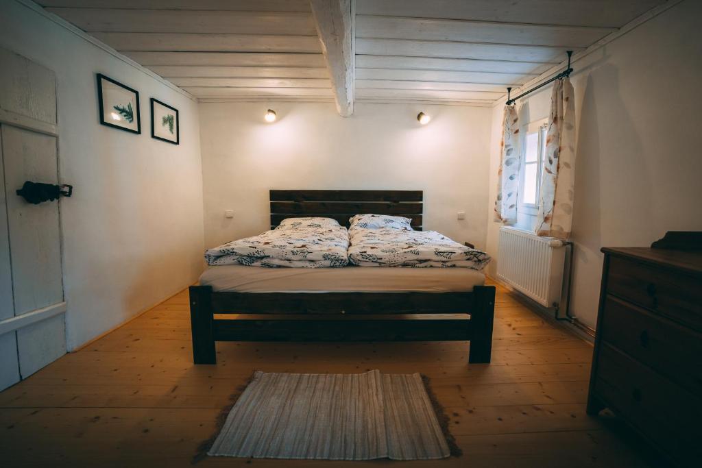 Postel nebo postele na pokoji v ubytování chalupa CHALUPA