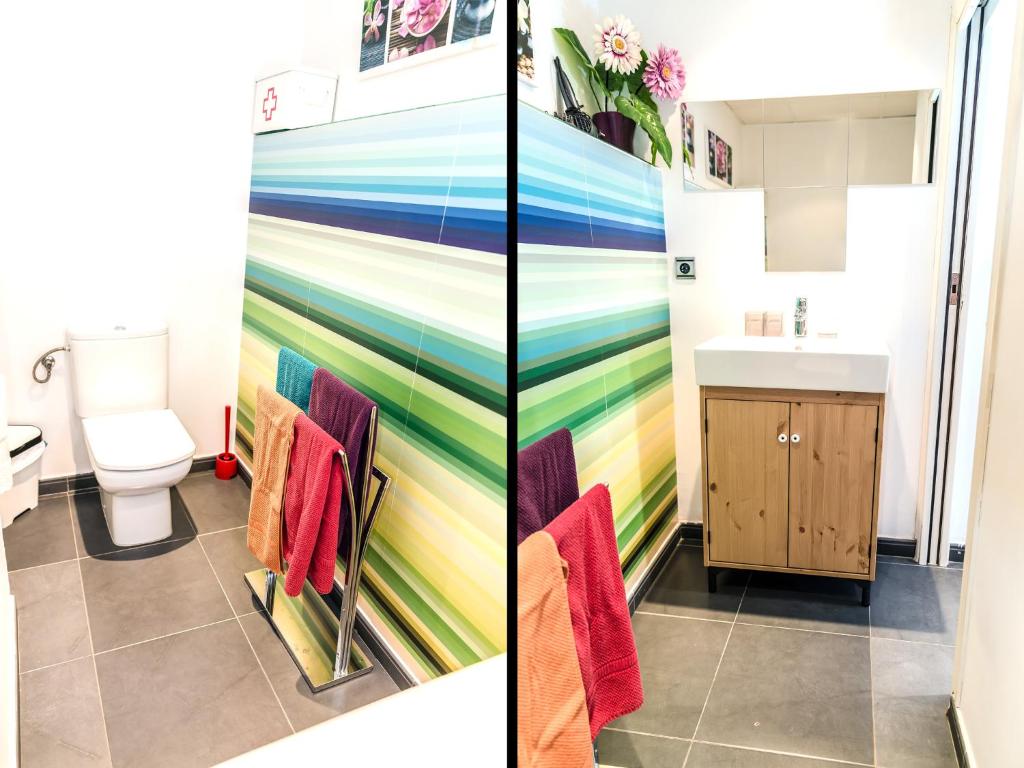 A bathroom at Apartamento ALDAMY