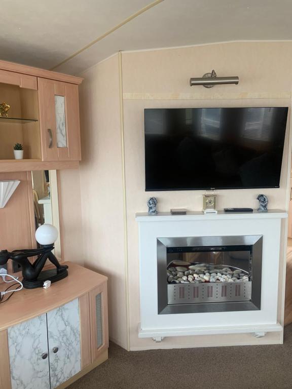 Kuchyň nebo kuchyňský kout v ubytování Caravan by the Sea R30