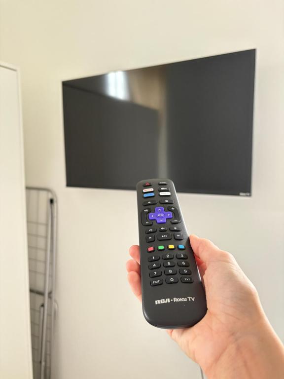 TV a/nebo společenská místnost v ubytování Apartment Reiger