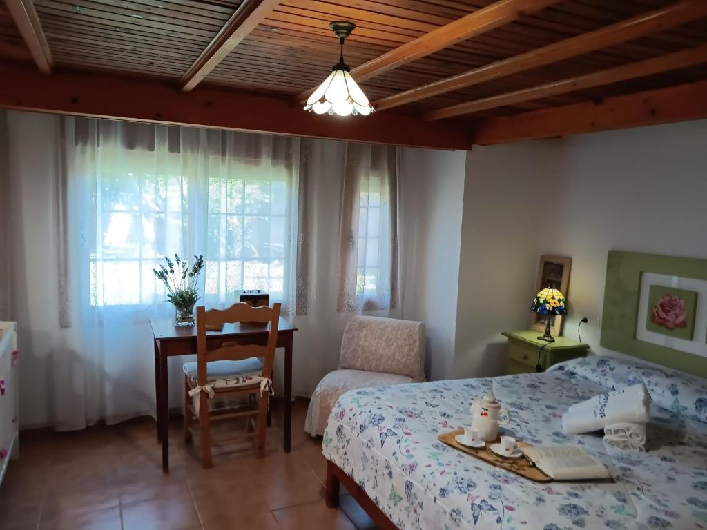 Postel nebo postele na pokoji v ubytování Casa La Maestra