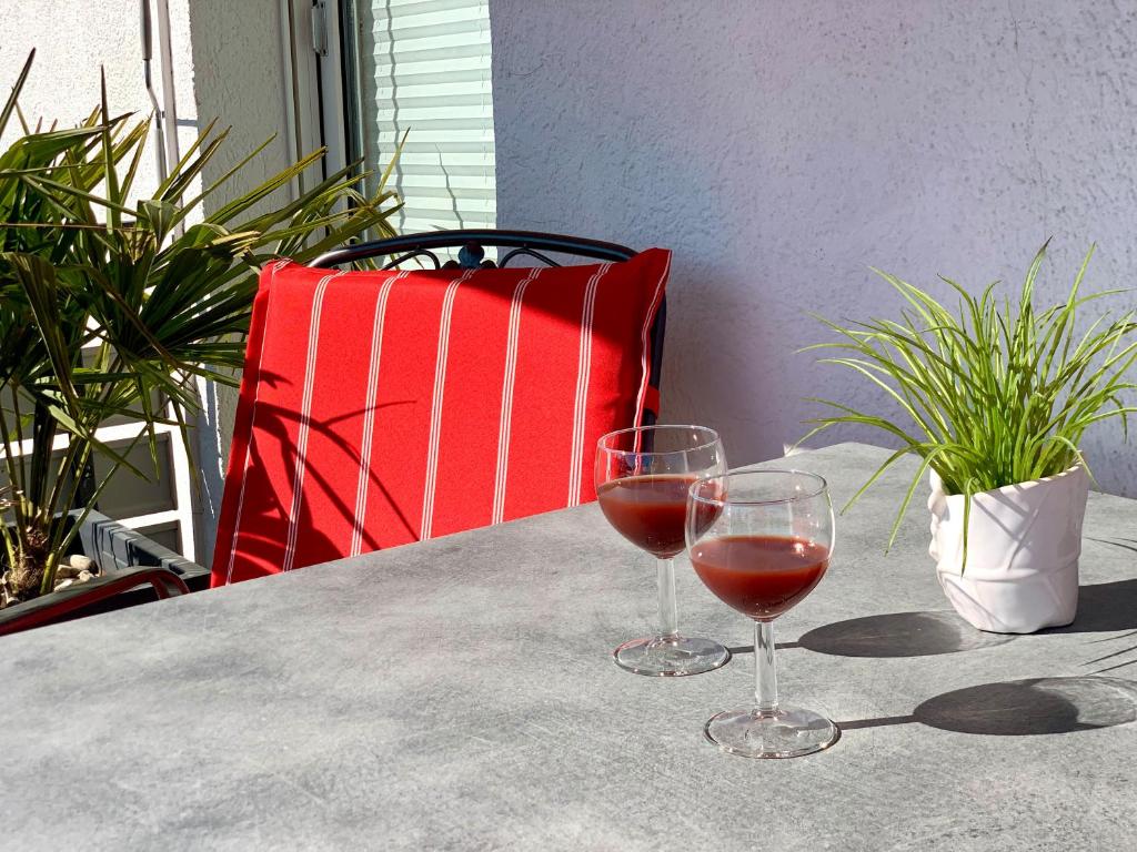 Nápoje v ubytování Ferienhaus Jäger