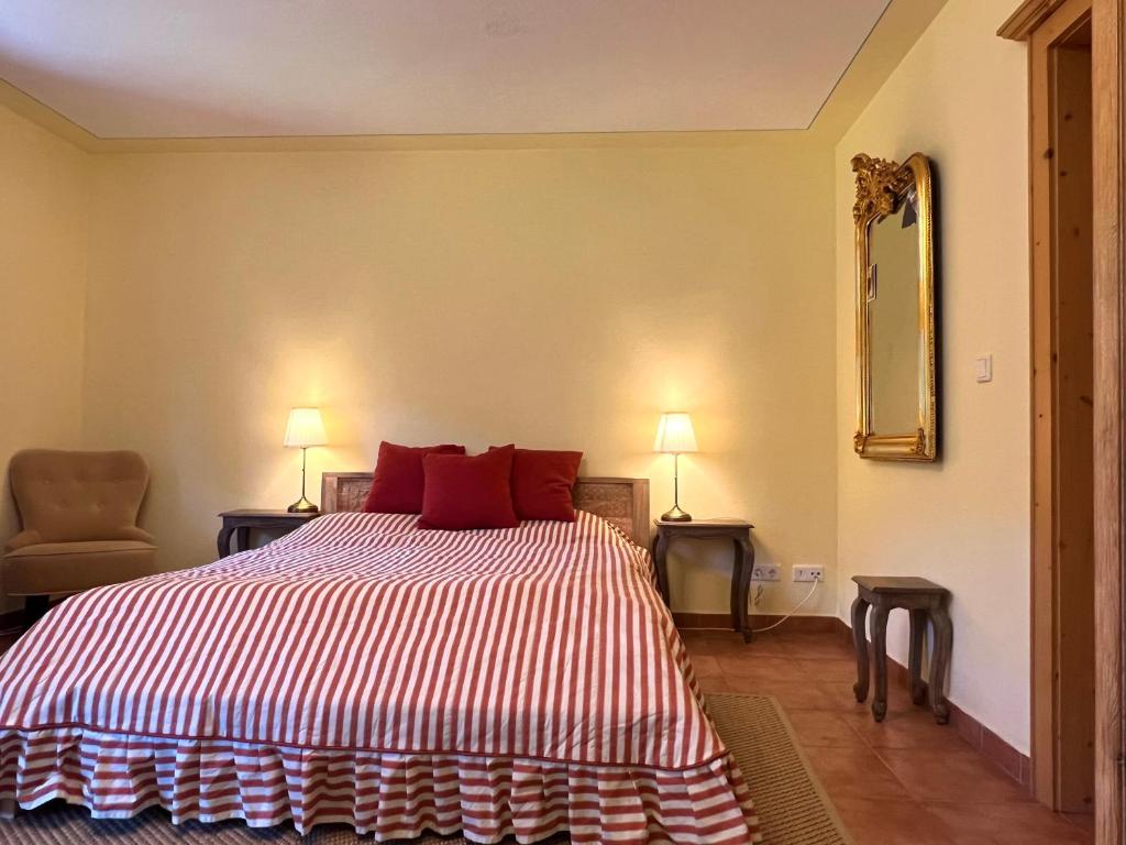 Postel nebo postele na pokoji v ubytování Chalet Aurach