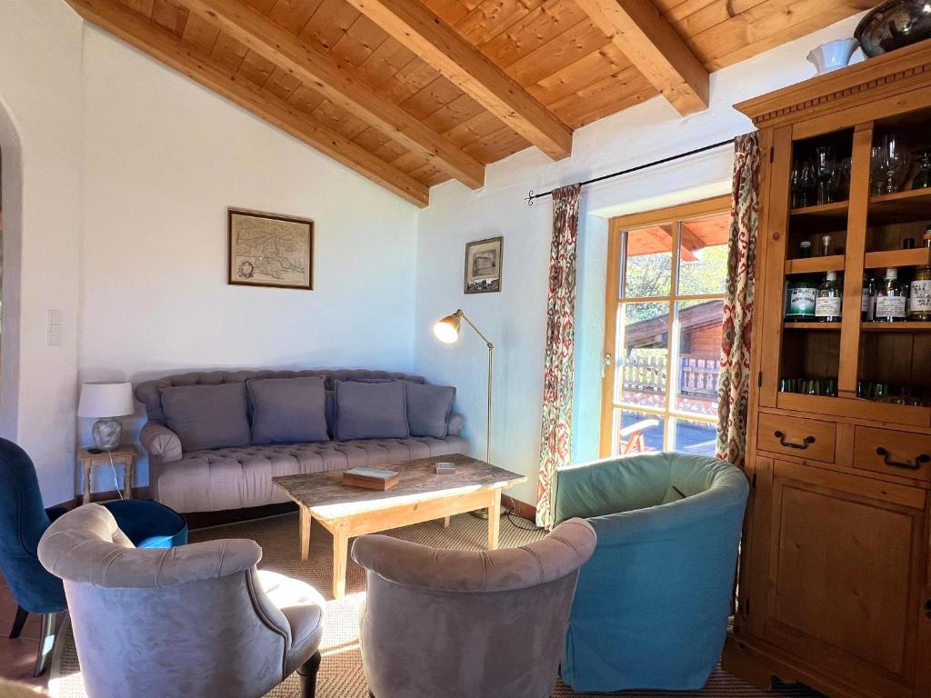 Posezení v ubytování Chalet Aurach