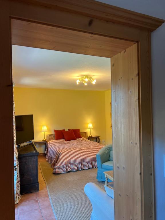 Postel nebo postele na pokoji v ubytování Chalet Aurach