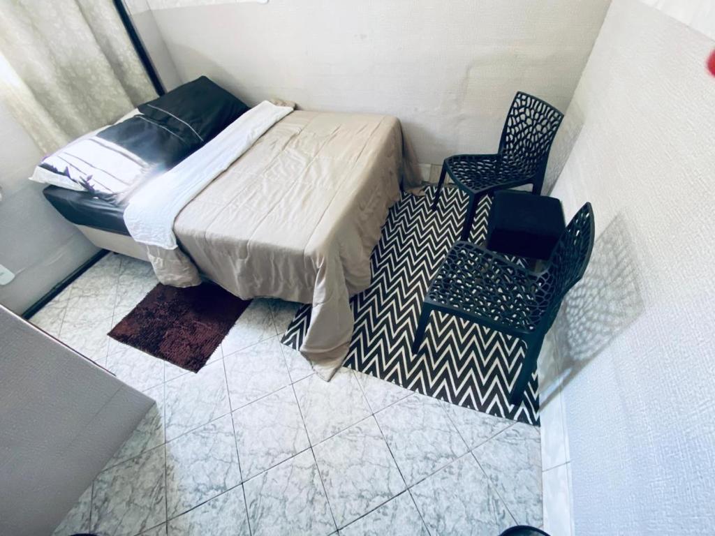 Ένα ή περισσότερα κρεβάτια σε δωμάτιο στο Casa da Praia