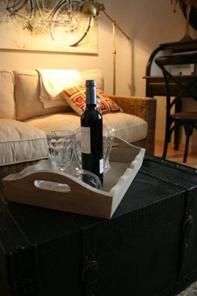 Posezení v ubytování Apartamentos Alcoba de Baco