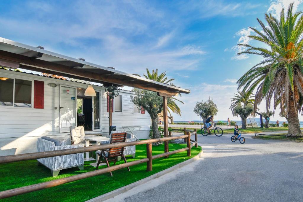 Zahrada ubytování Camping Castello