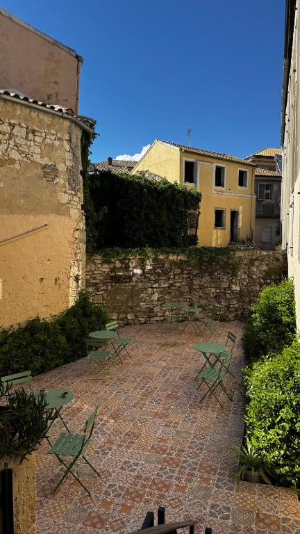 A garden outside Belone Suite