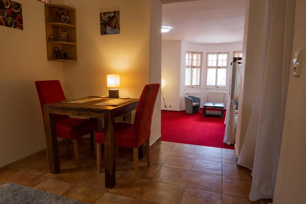Posezení v ubytování Apartmán Staré Město