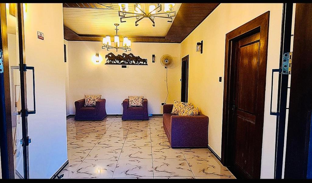 Posezení v ubytování Golden stars hotel Dambulla