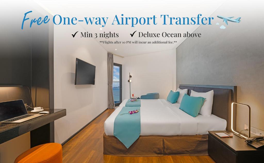 Phòng Deluxe 2 Giường Đơn Nhìn Ra Biển