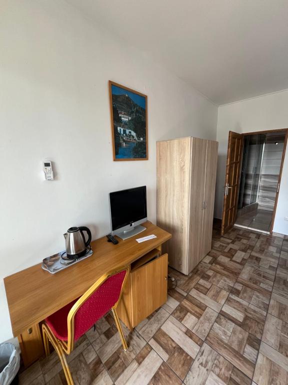 TV a/nebo společenská místnost v ubytování Centrum Motel
