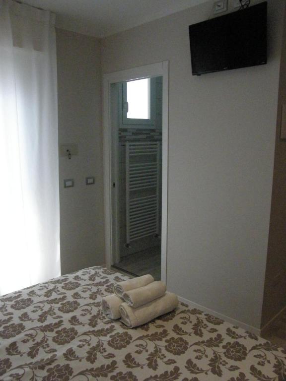 TV a/nebo společenská místnost v ubytování Hotel Stefan Room & Breakfast