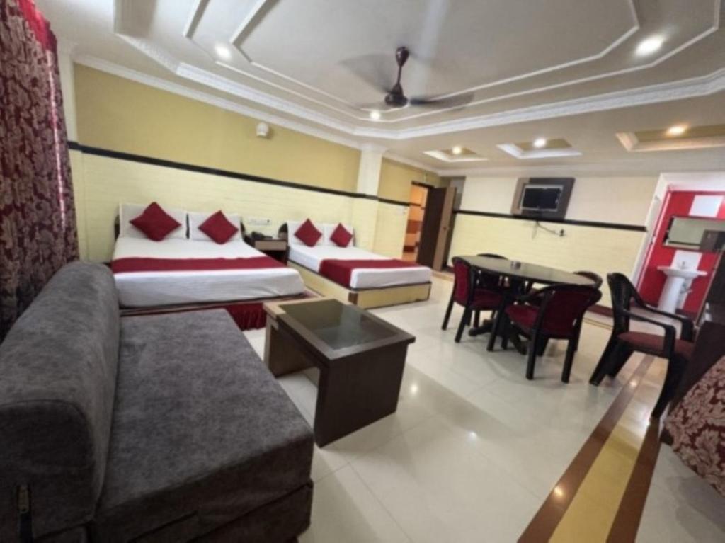 Posezení v ubytování Hotel Inn New Digha With Classic Swimming Pool