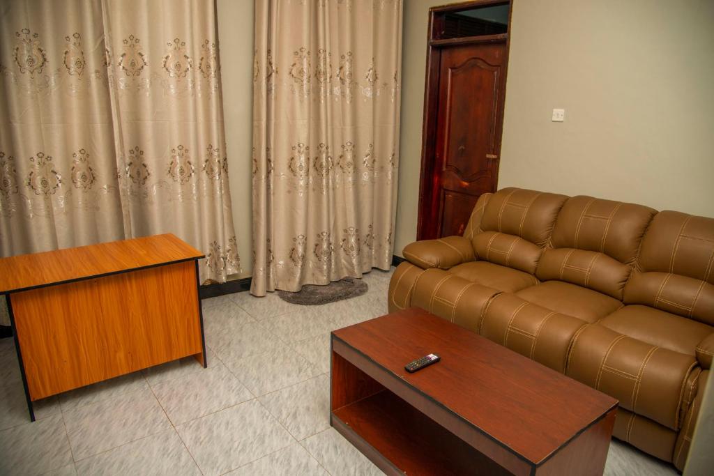 Posezení v ubytování PK Sleek Suites
