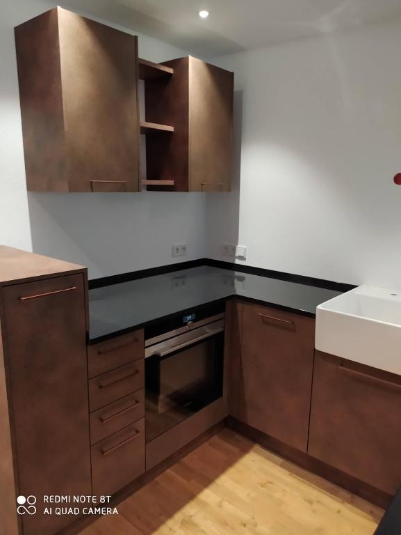 Kuchyň nebo kuchyňský kout v ubytování Refugium Klosterhaus Nettersheim